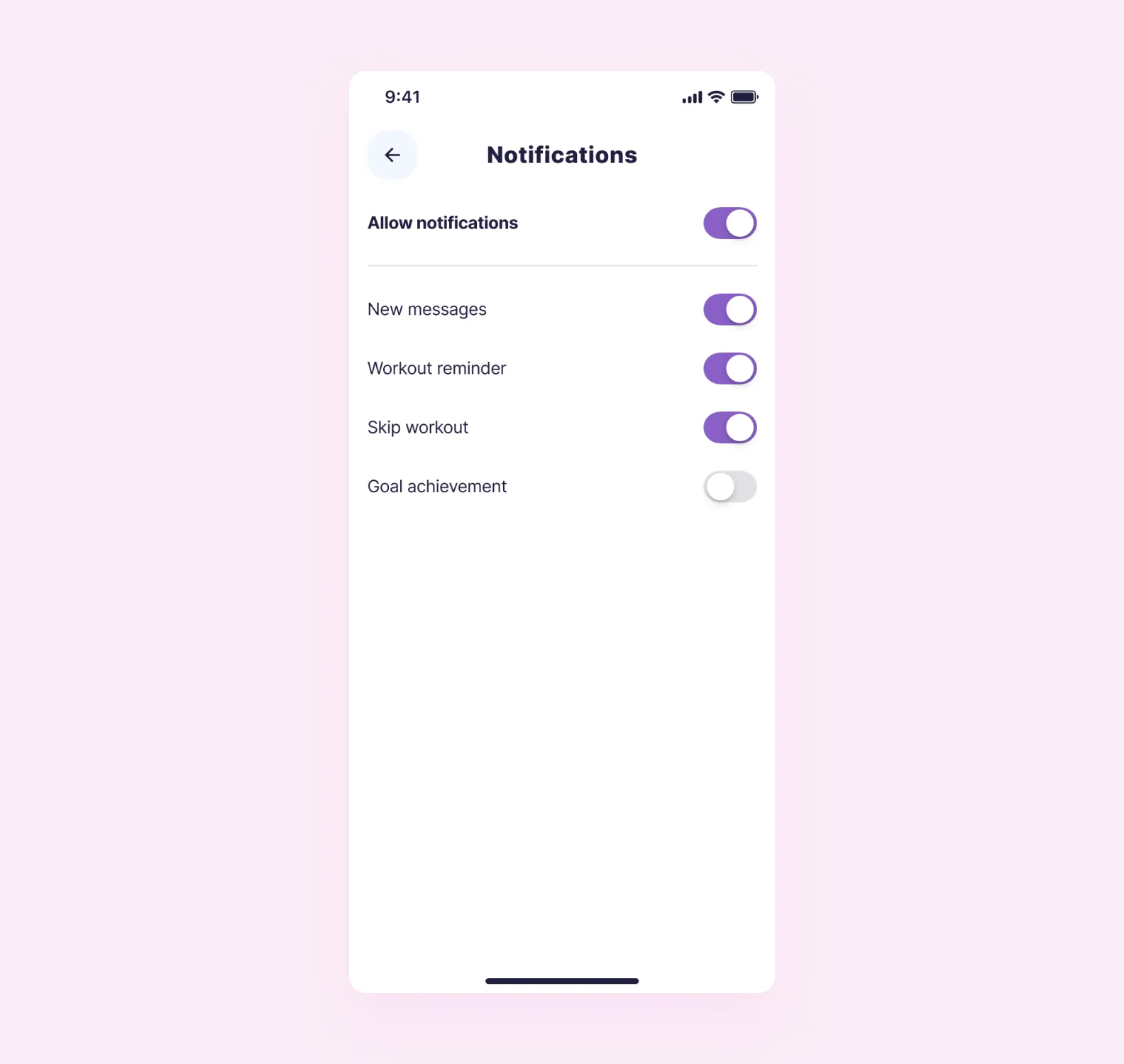 push-notifications in fitness apps