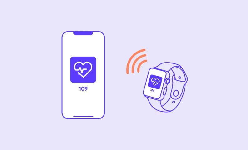 Create a fitness app: make a connection between a wearable device and a smartphone