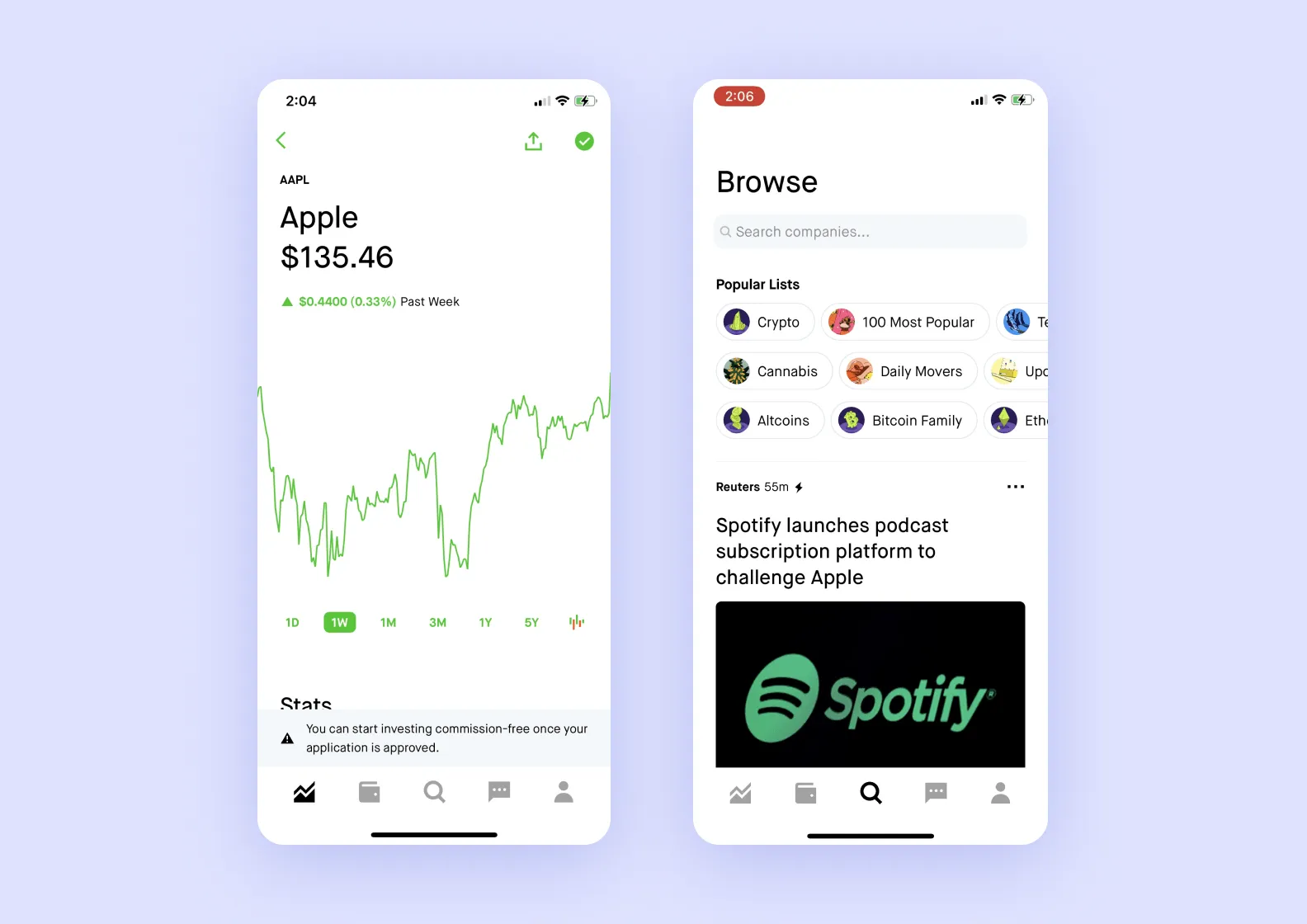 Приложение Robinhood