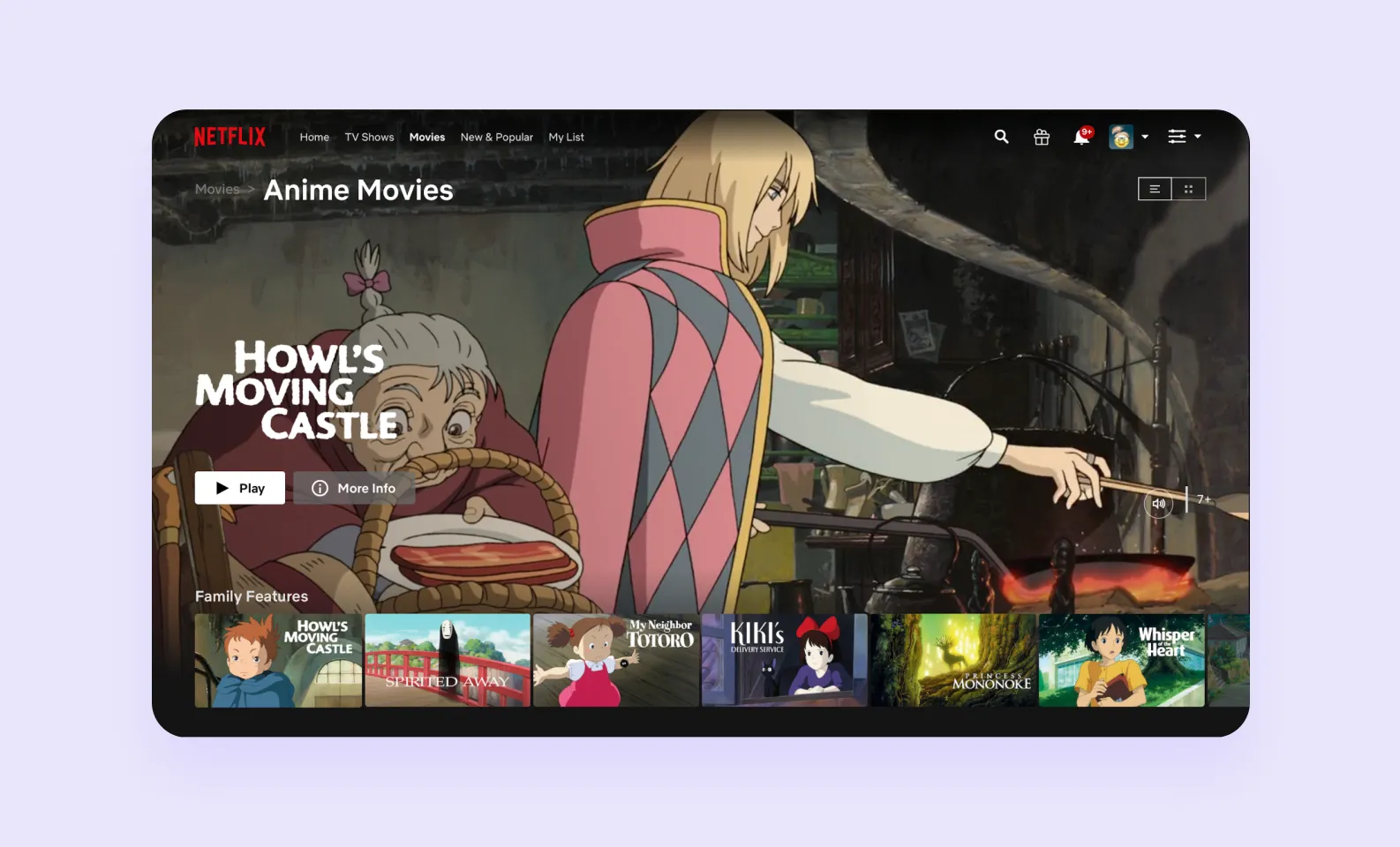 Приложение Netflix