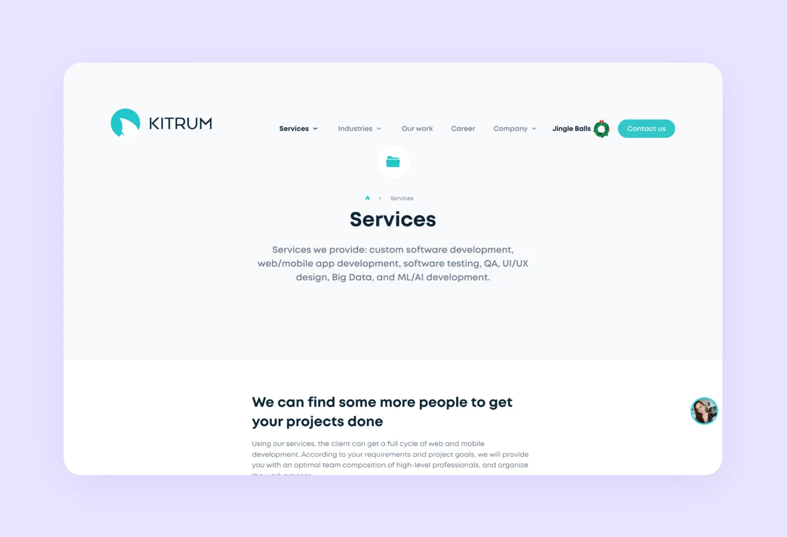 Сайт Kitrum