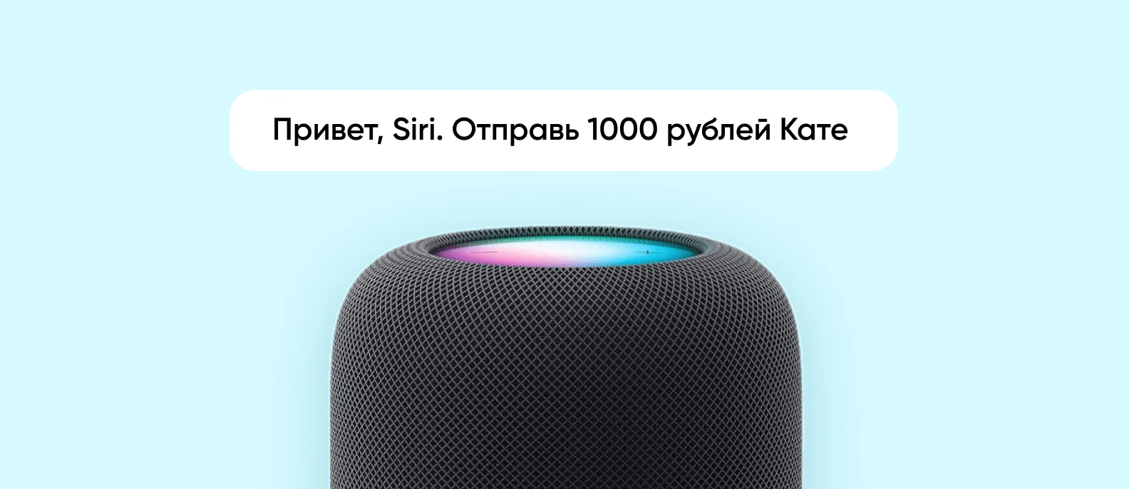 Скриншот оплаты через умные колонки