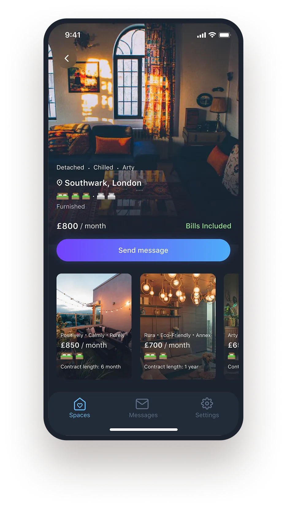 screenshot of the application