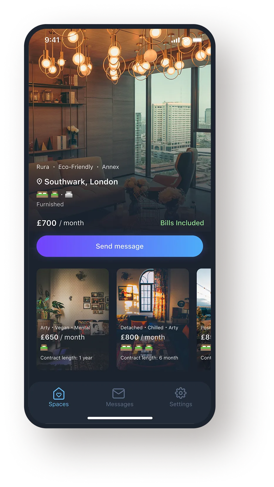 screenshot of the application