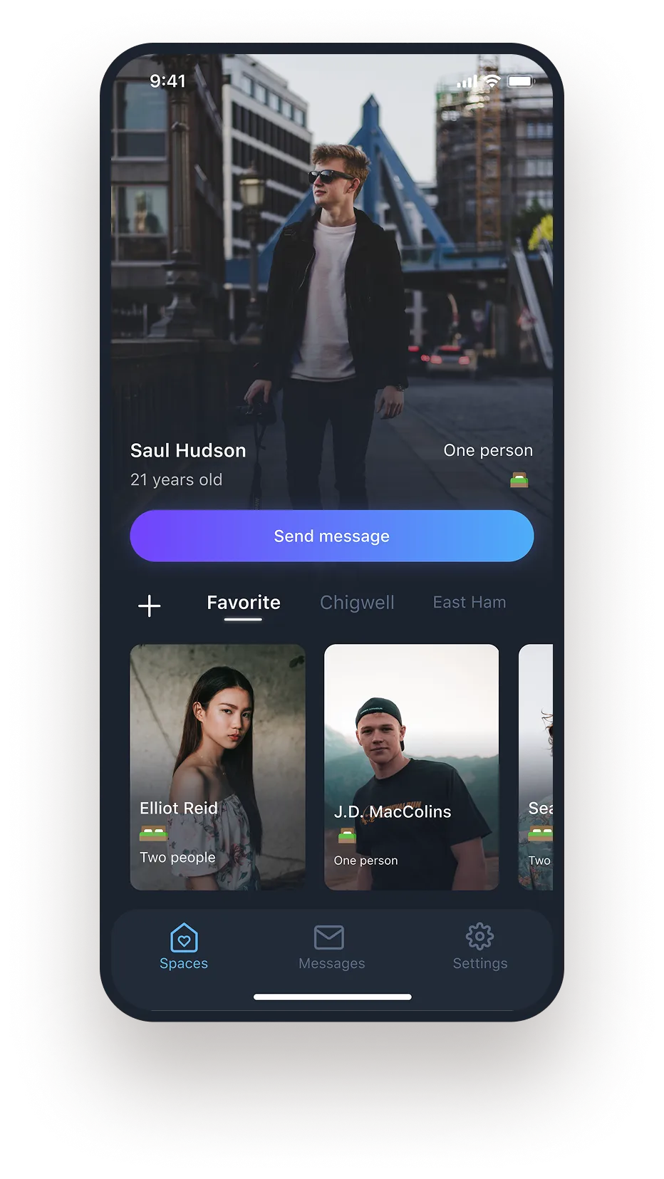 screenshot of the application