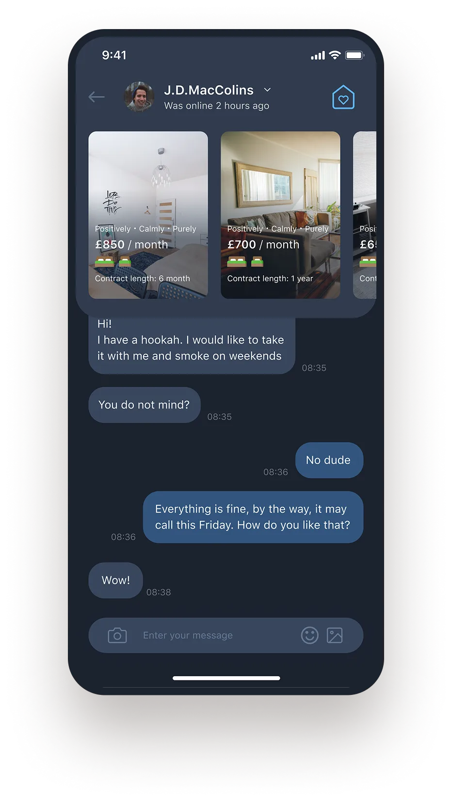 screenshot of the application