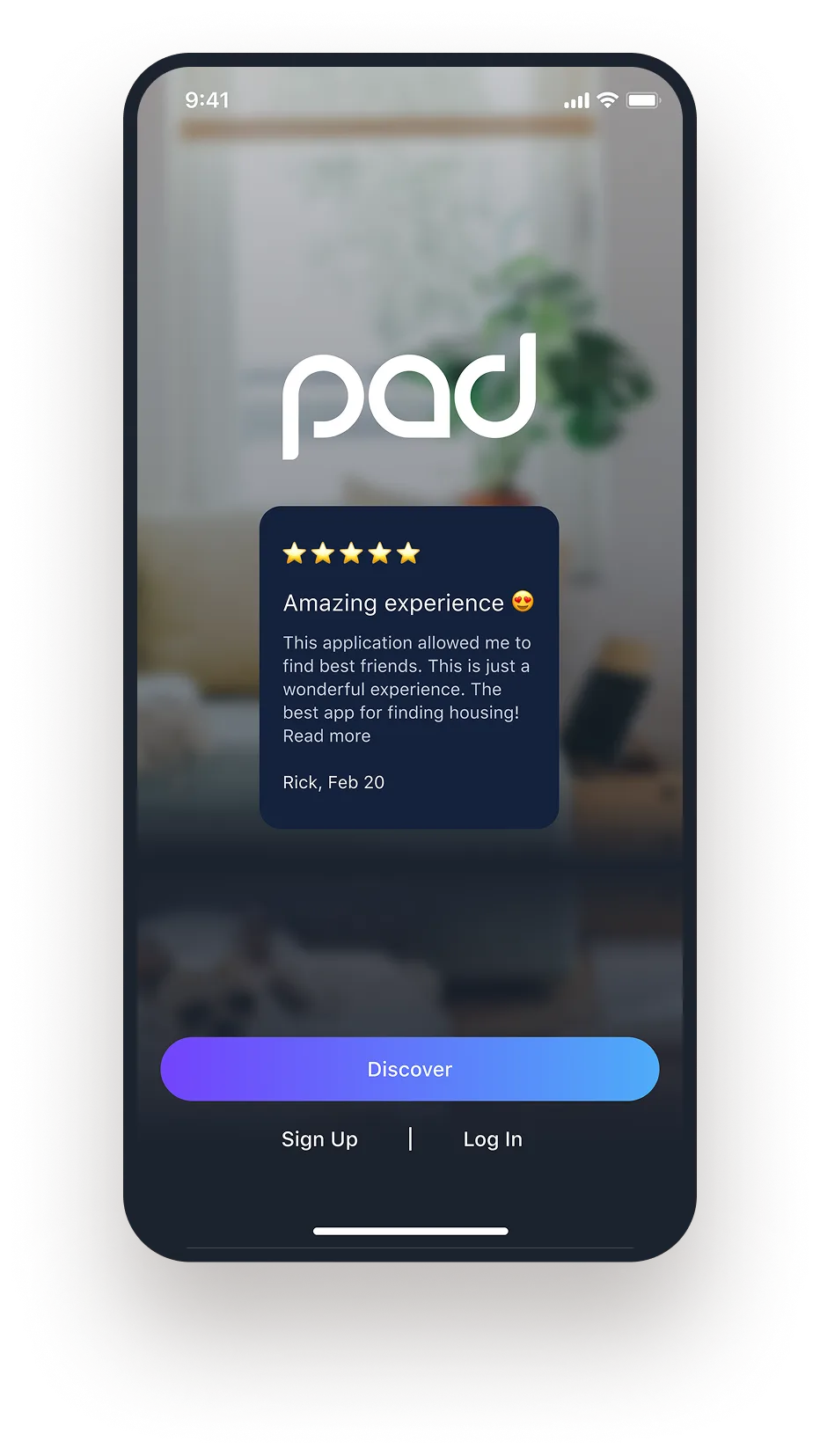 screenshot of the application